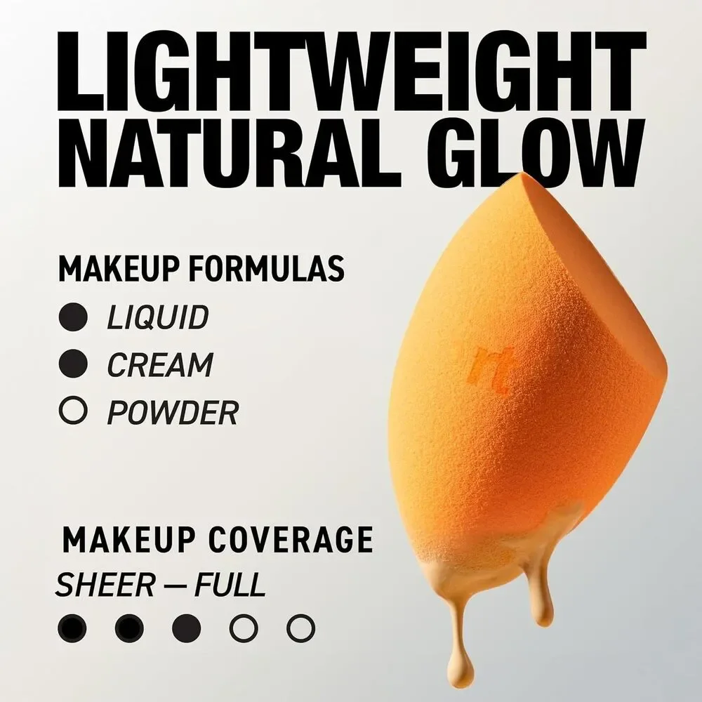 4-Pack Real Techniques Miracle Complexion Sponge Orange Makeup Blending Sponge